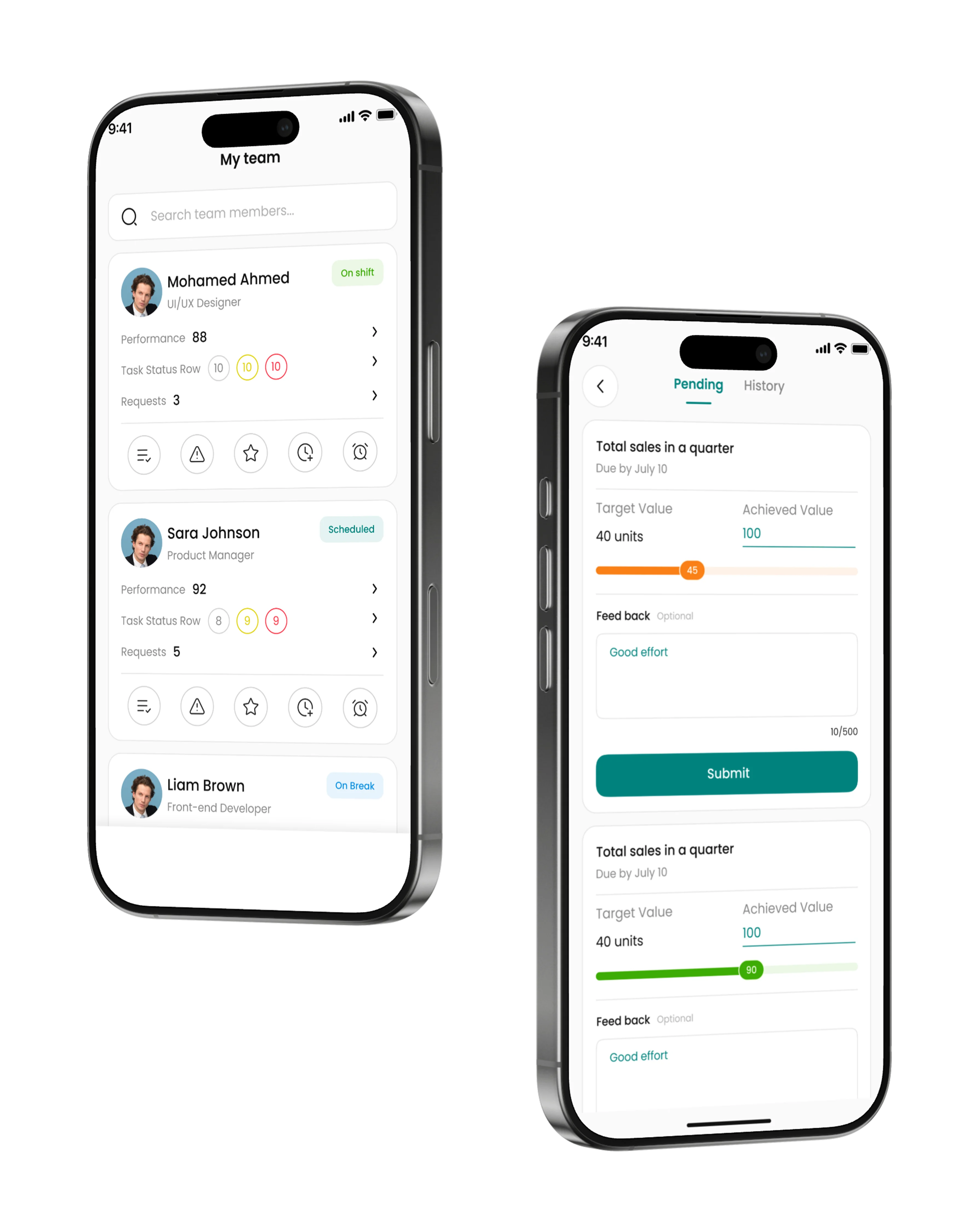 Submissions are fast. The history stays clean.